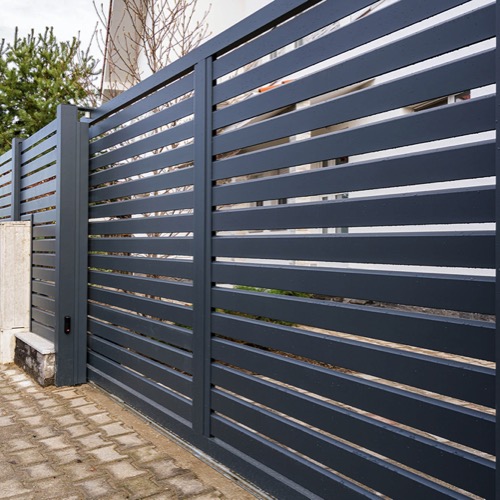 Clôture en aluminium - RAL 7016