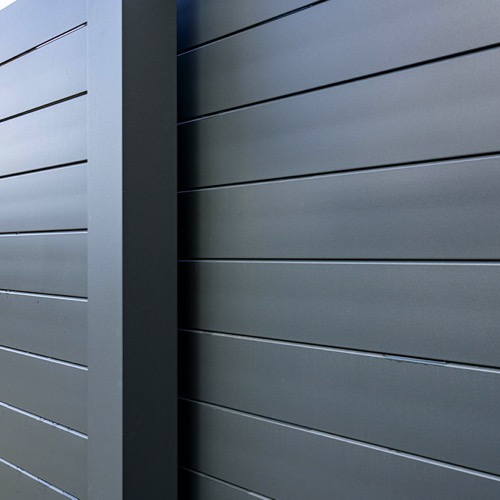 Clôture en aluminium - RAL 7016