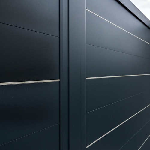 Clôture en aluminium - RAL 7016/9006