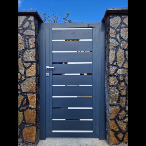 Clôture en aluminium - RAL 7016/9006