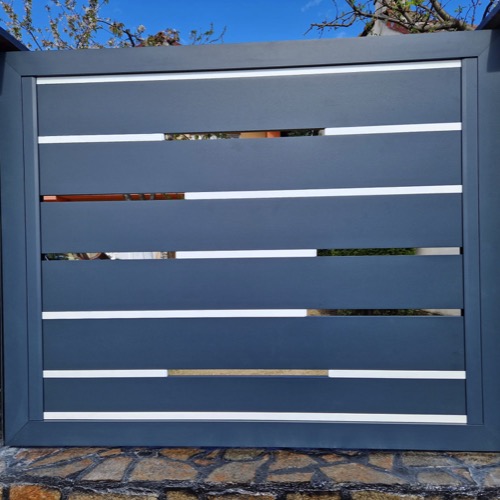 Clôture en aluminium - RAL 7016/9006
