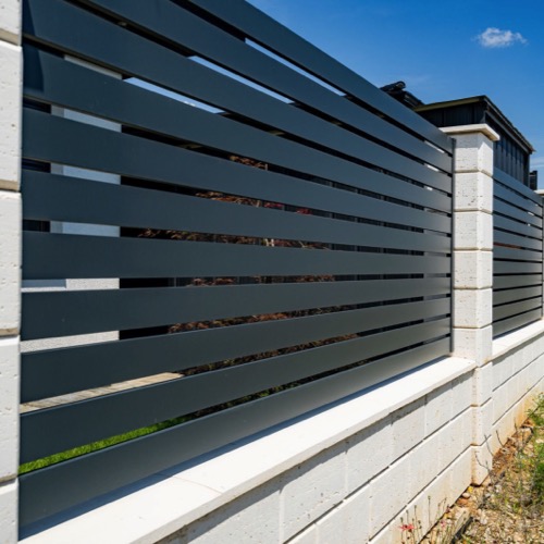 Clôture en aluminium - RAL 7016