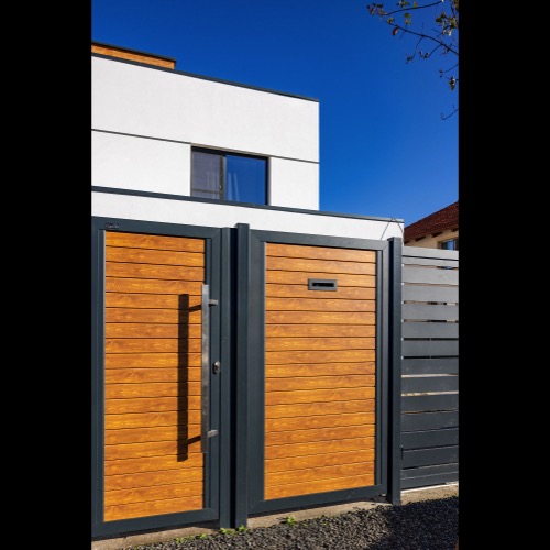 Clôture en aluminium - RAL 7016