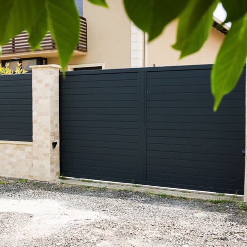 Clôture en aluminium - RAL 7016