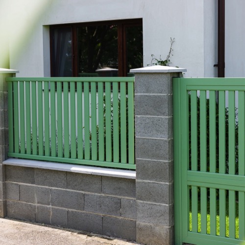 Clôture en aluminium - RAL 6021