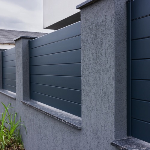 Clôture en aluminium - RAL 7016