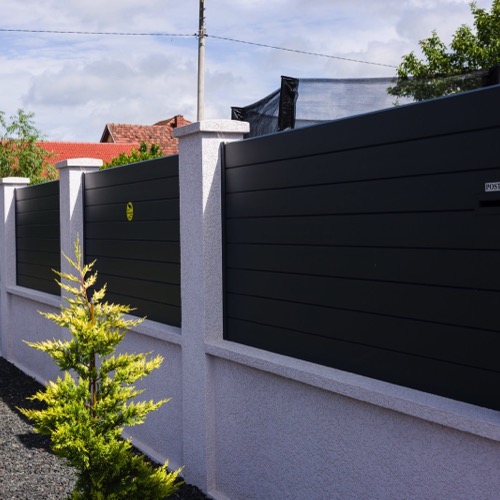 Clôture en aluminium - RAL 7016
