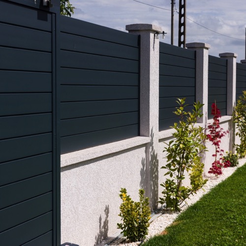 Clôture en aluminium - RAL 7016