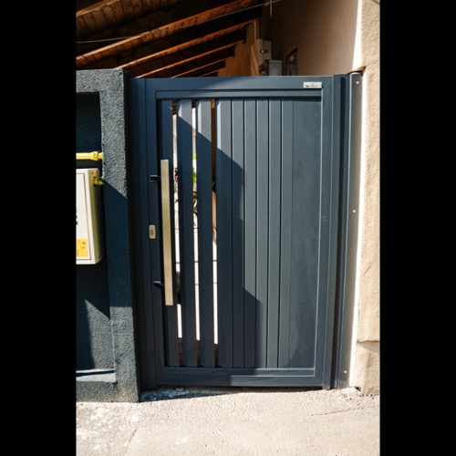 Clôture en aluminium - RAL 7016