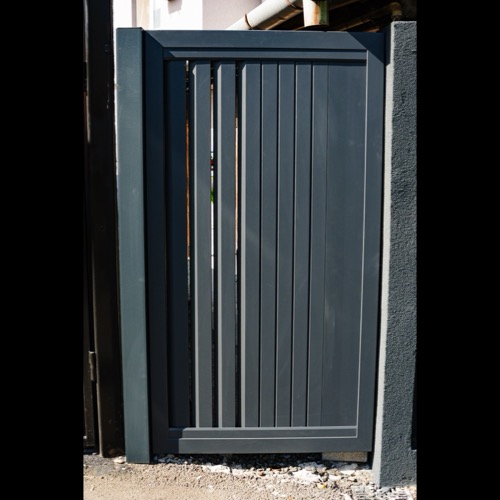 Clôture en aluminium - RAL 7016