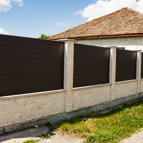 Clôture en aluminium - RAL 8019