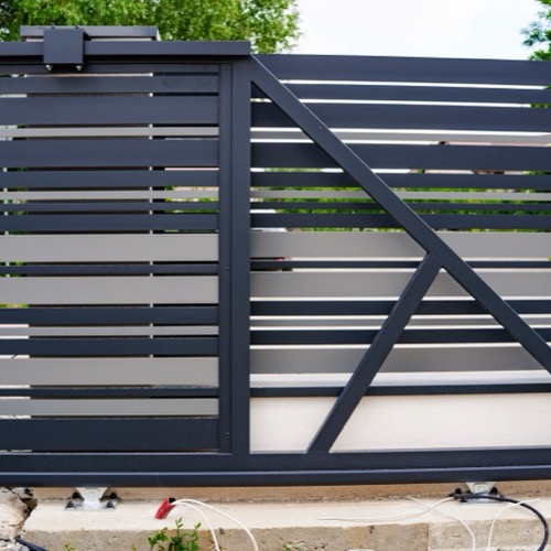 Clôture en aluminium - RAL 7016/7005