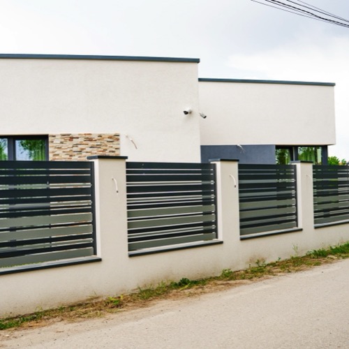 Clôture en aluminium - RAL 7016/7005