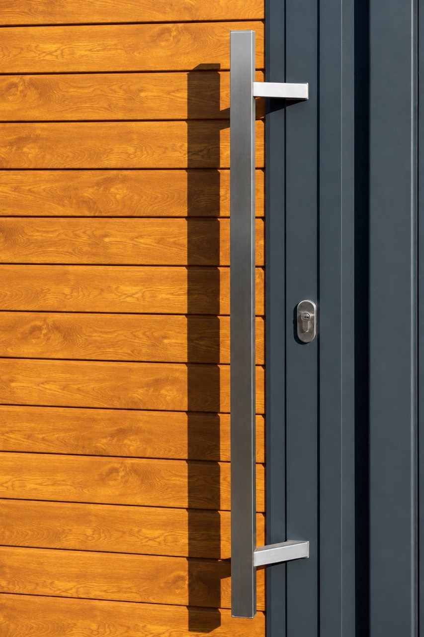 Portillon aluminium - RAL 8019
