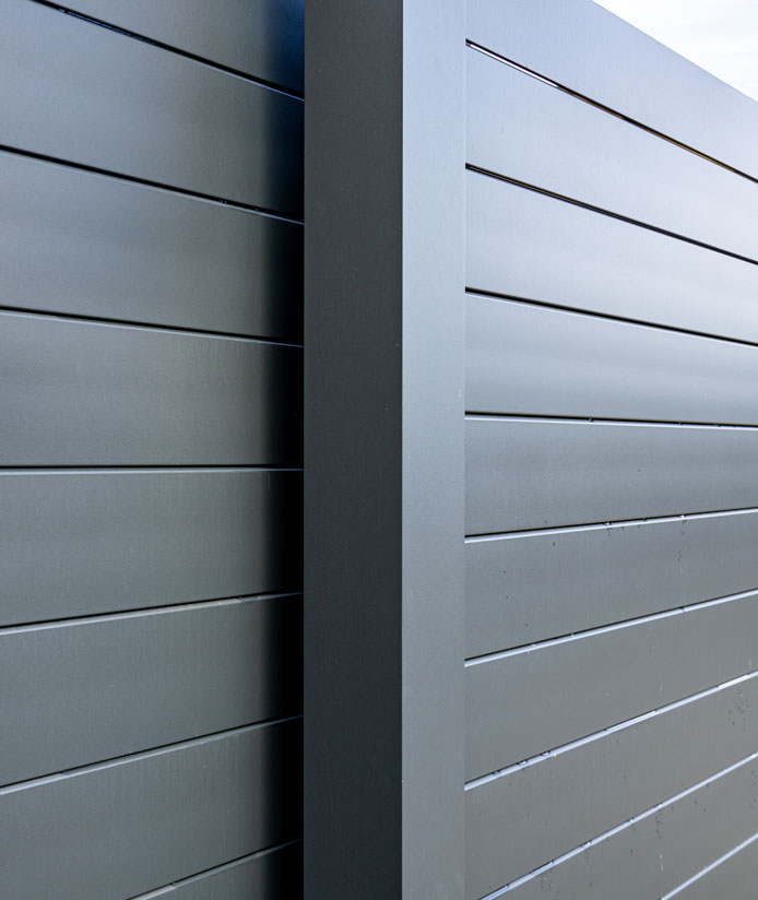 Clôture aluminium - RAL 7016